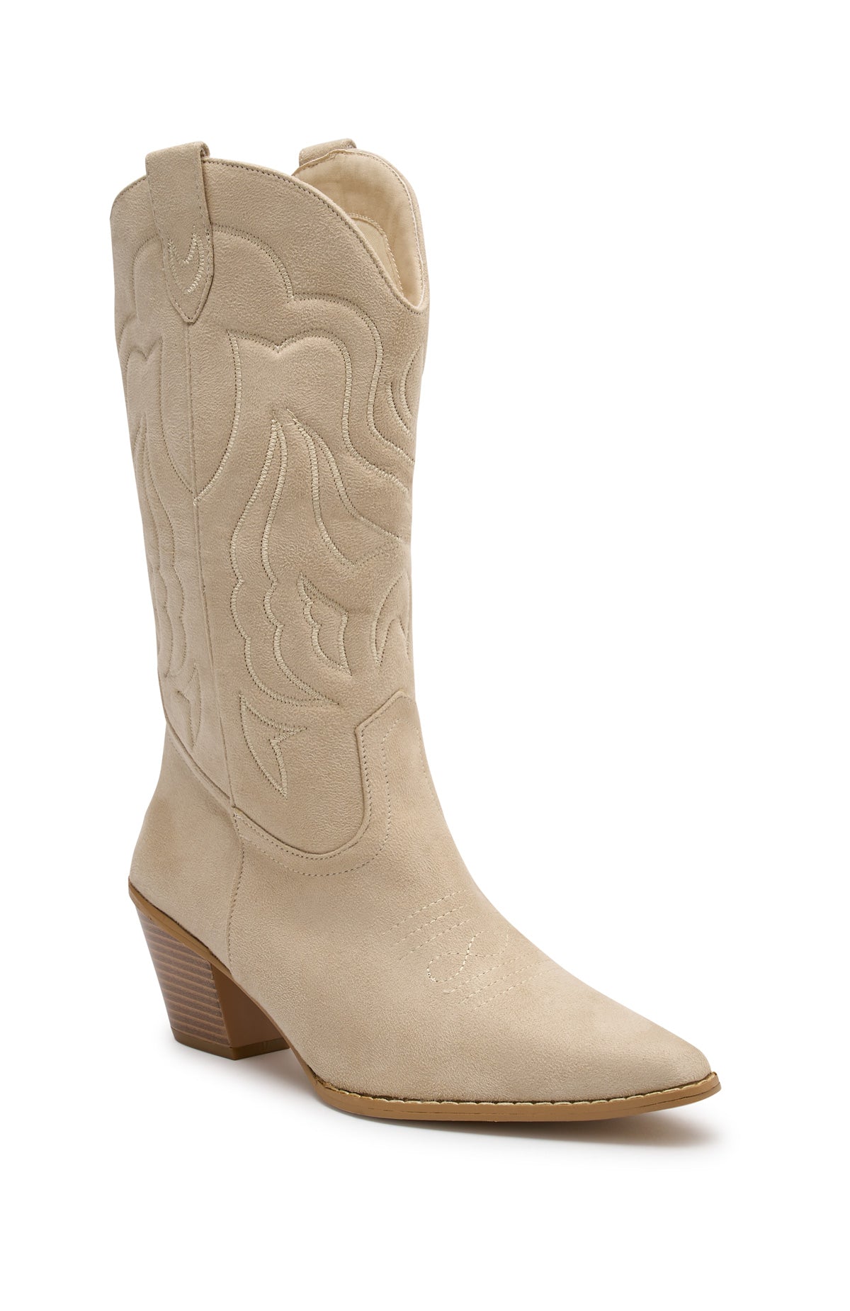 Trending Darcy Cowboy Boots Nude