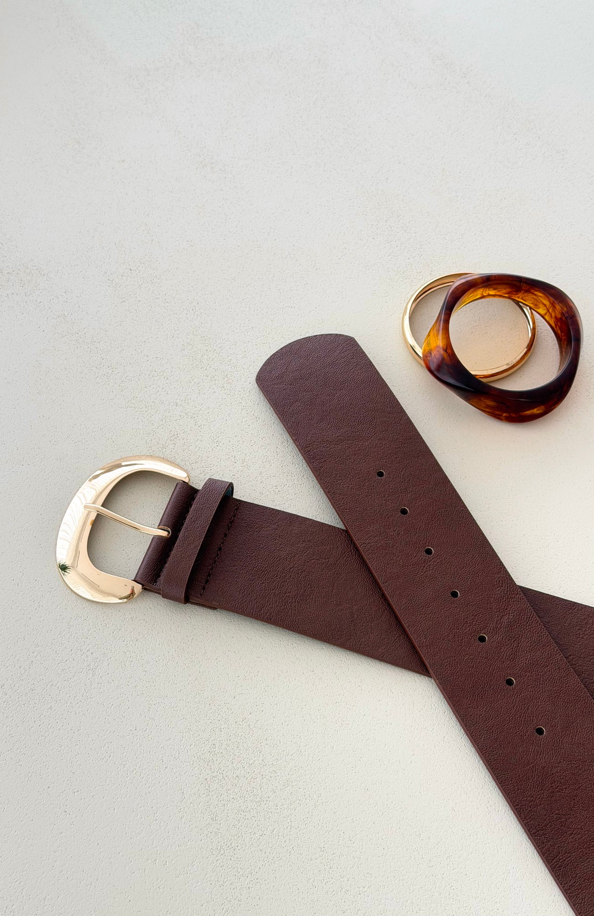 Trending Delara Belt Chocolate