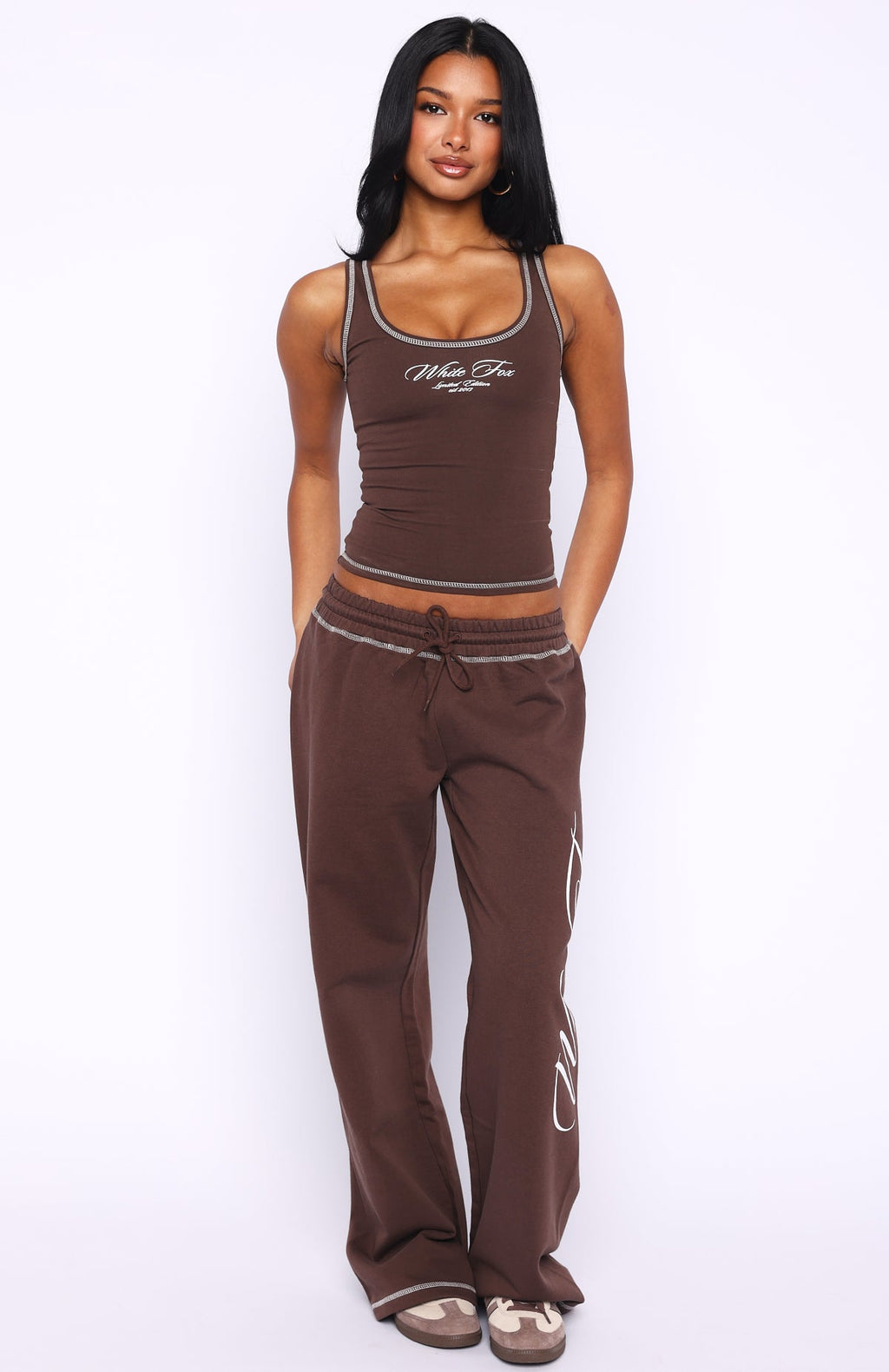 Trending Dont Need Anyone Tank Top Chocolate