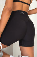 Trending Endurance Scrunch High Waisted Shorts Black