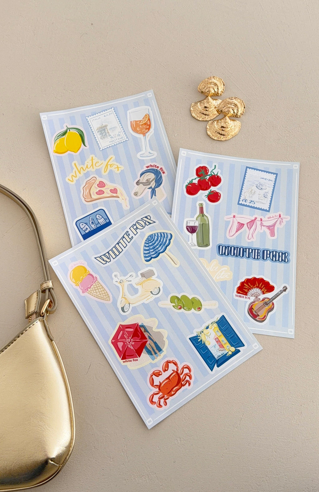 Trending Euro Summer Sticker Pack Mixed