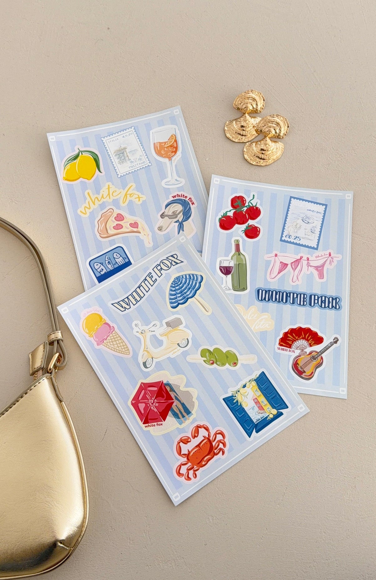 Trending Euro Summer Sticker Pack Mixed