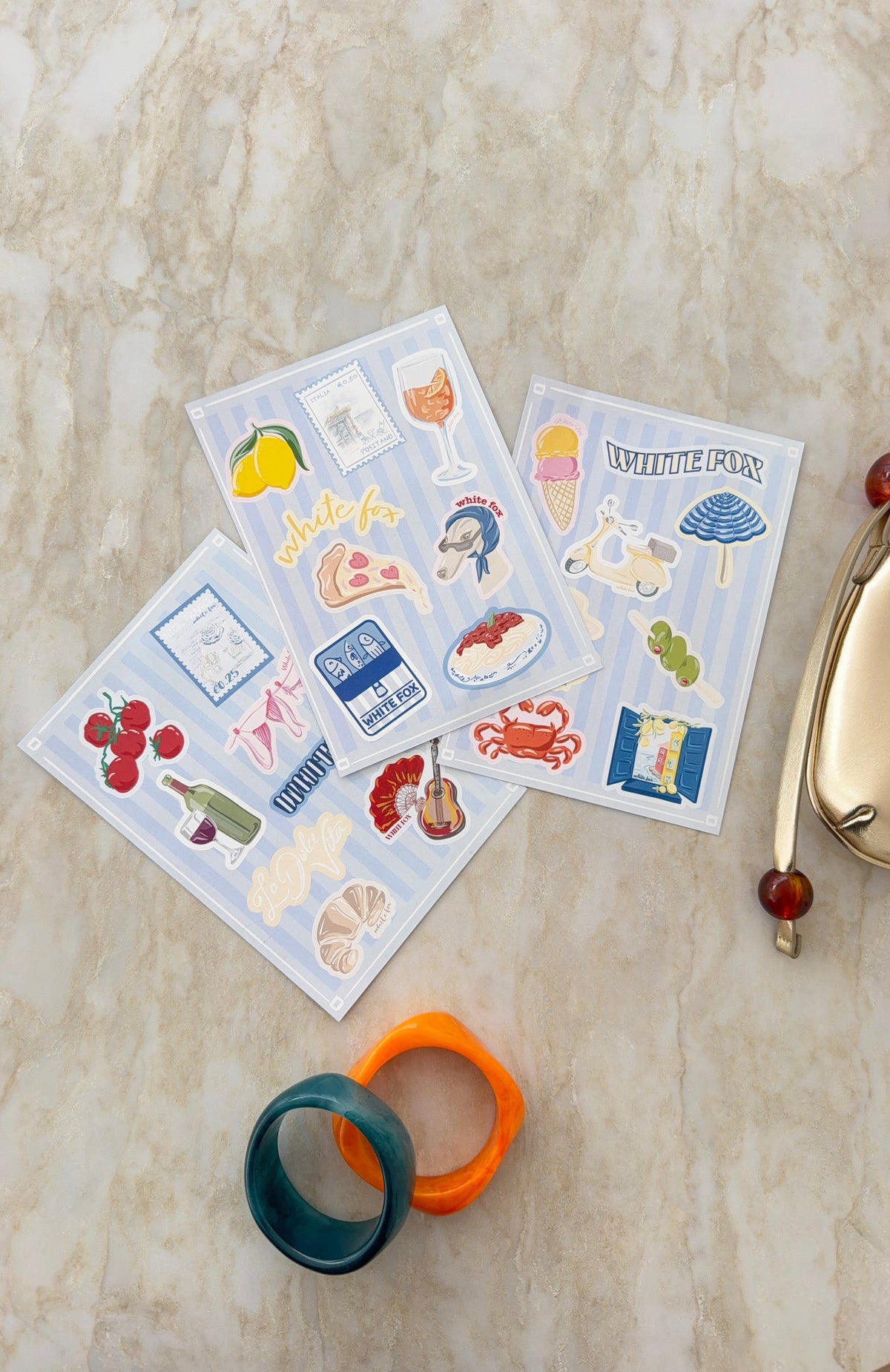 Trending Euro Summer Sticker Pack Mixed