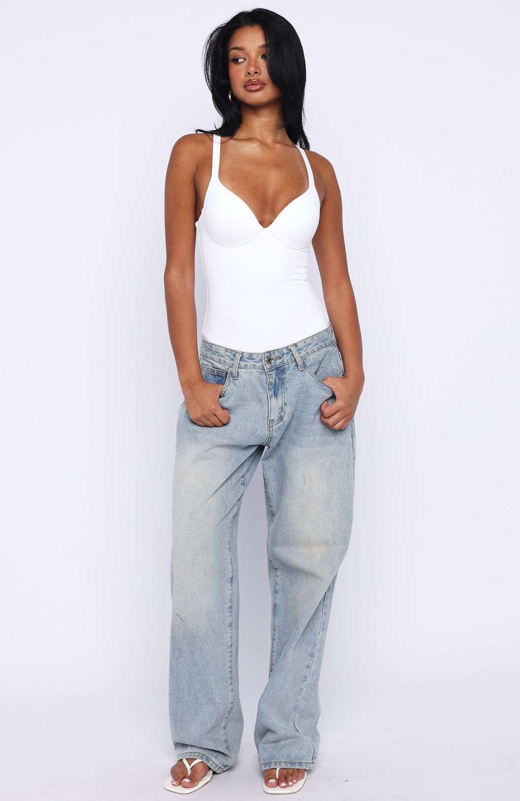 Trending Feel Your Love Bodysuit White