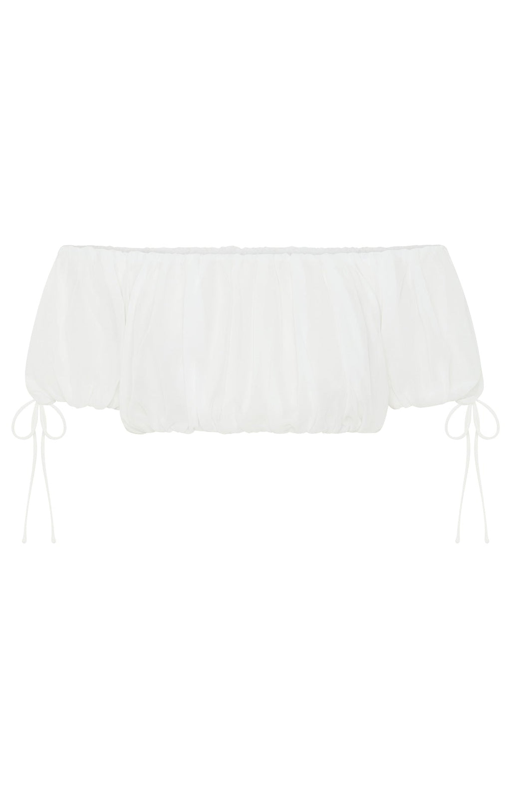 Trending Flounce Flirt Top White