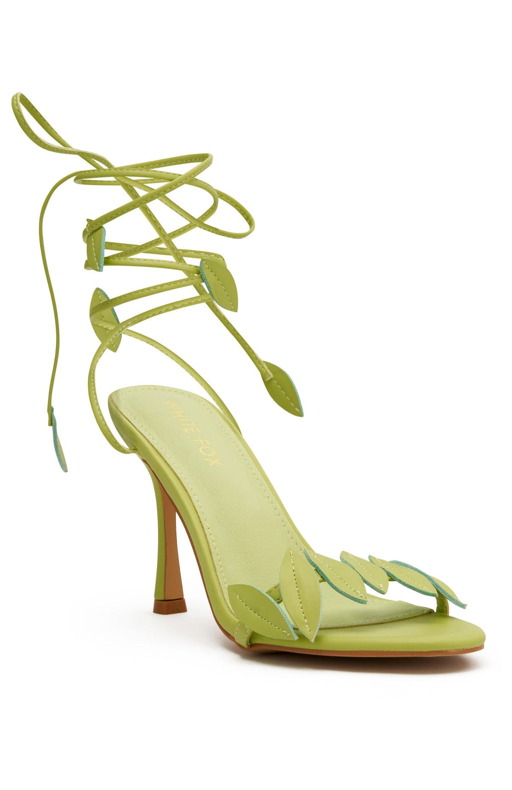 Trending Fritz Wrap Heels Lime PU