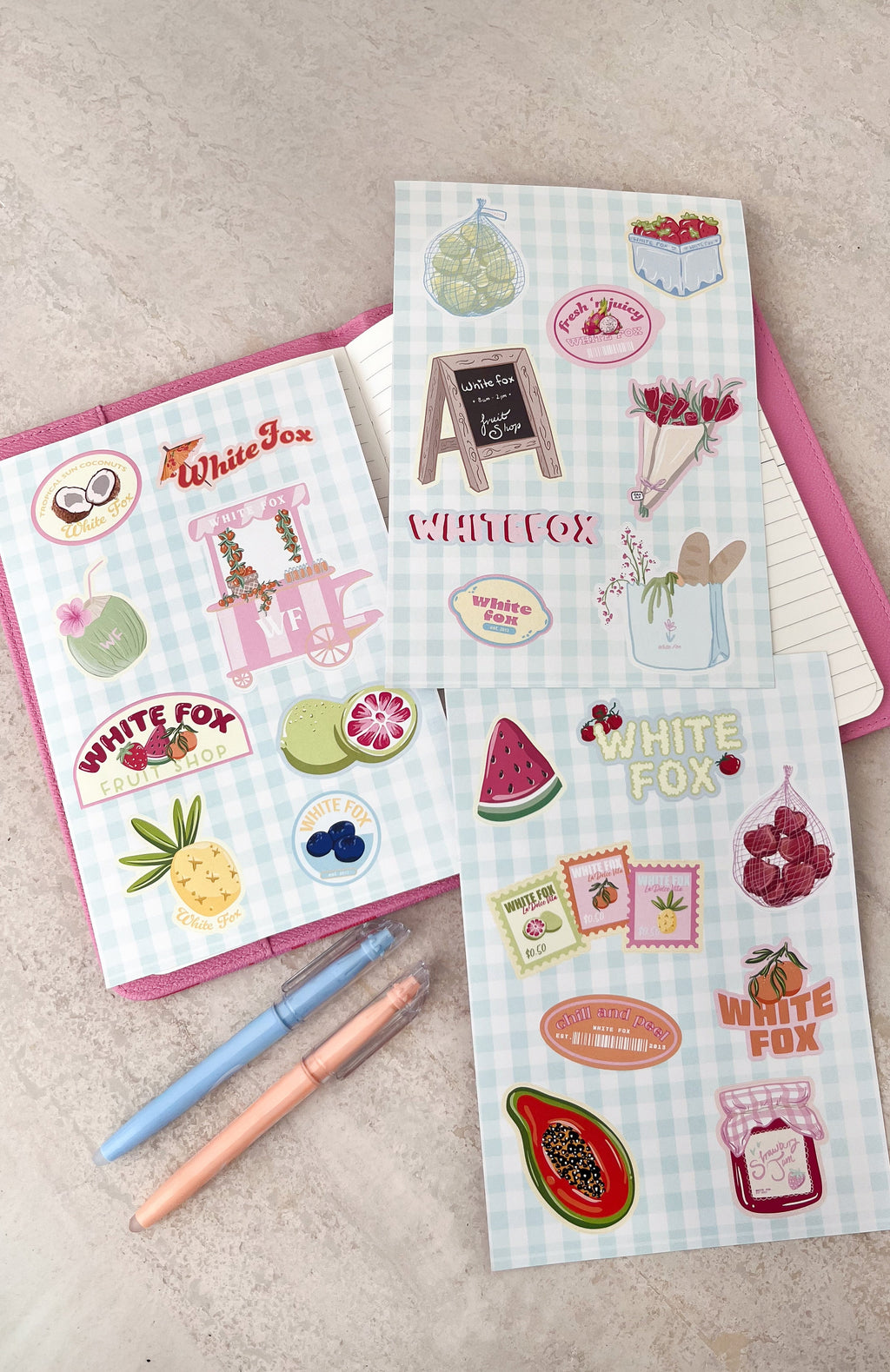 Trending Fruit Shop Sticker Pack Multi
