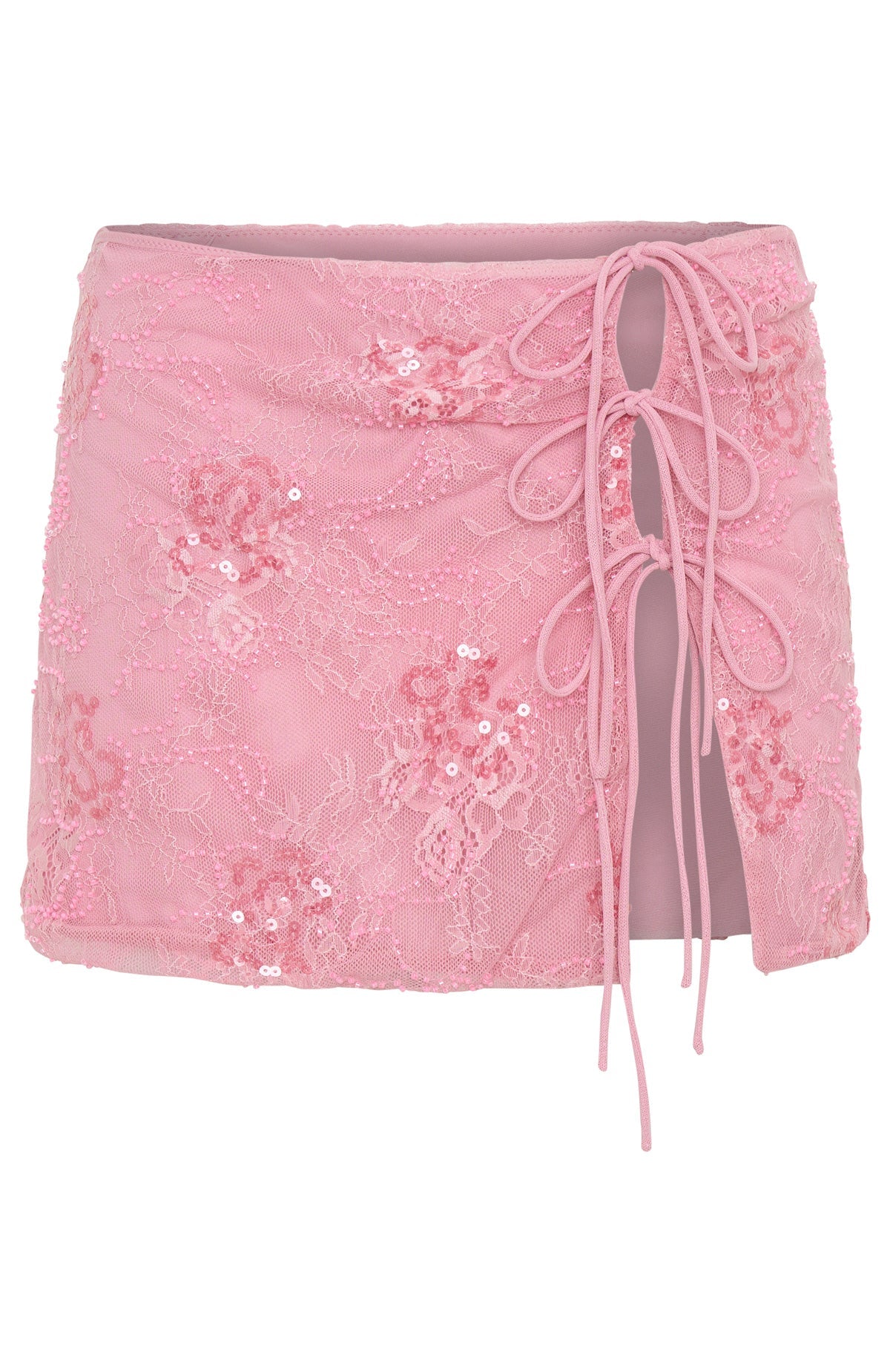 Trending Goddess You Sequin Mini Skirt Pink