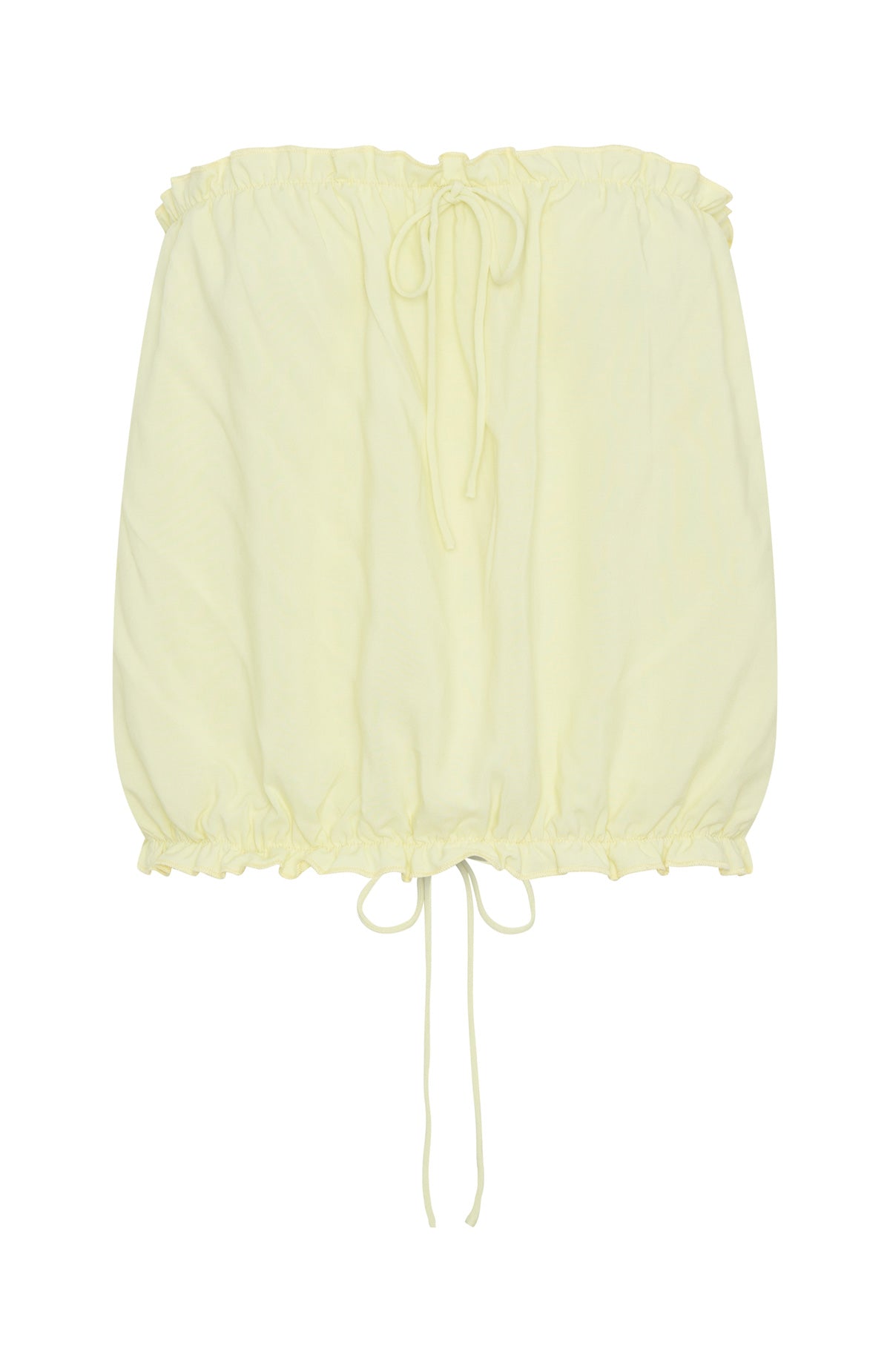 Trending Golden Child Strapless Top Lemon