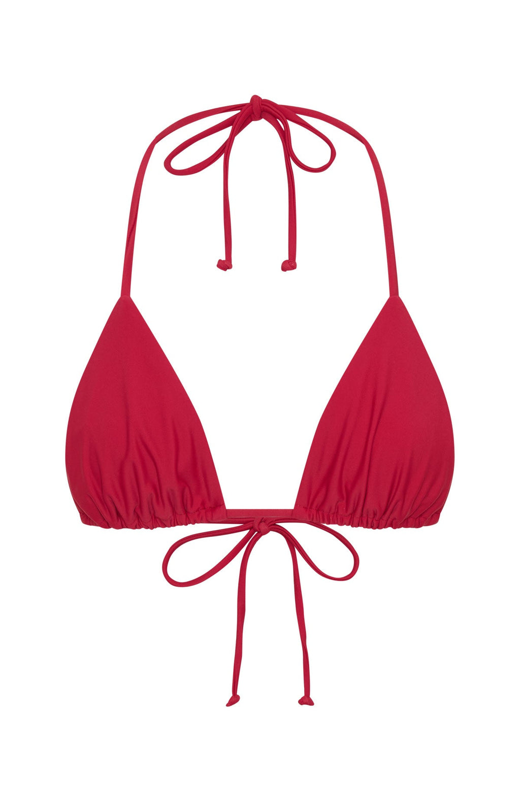 Trending Golden Hour Bikini Top Cherry Red