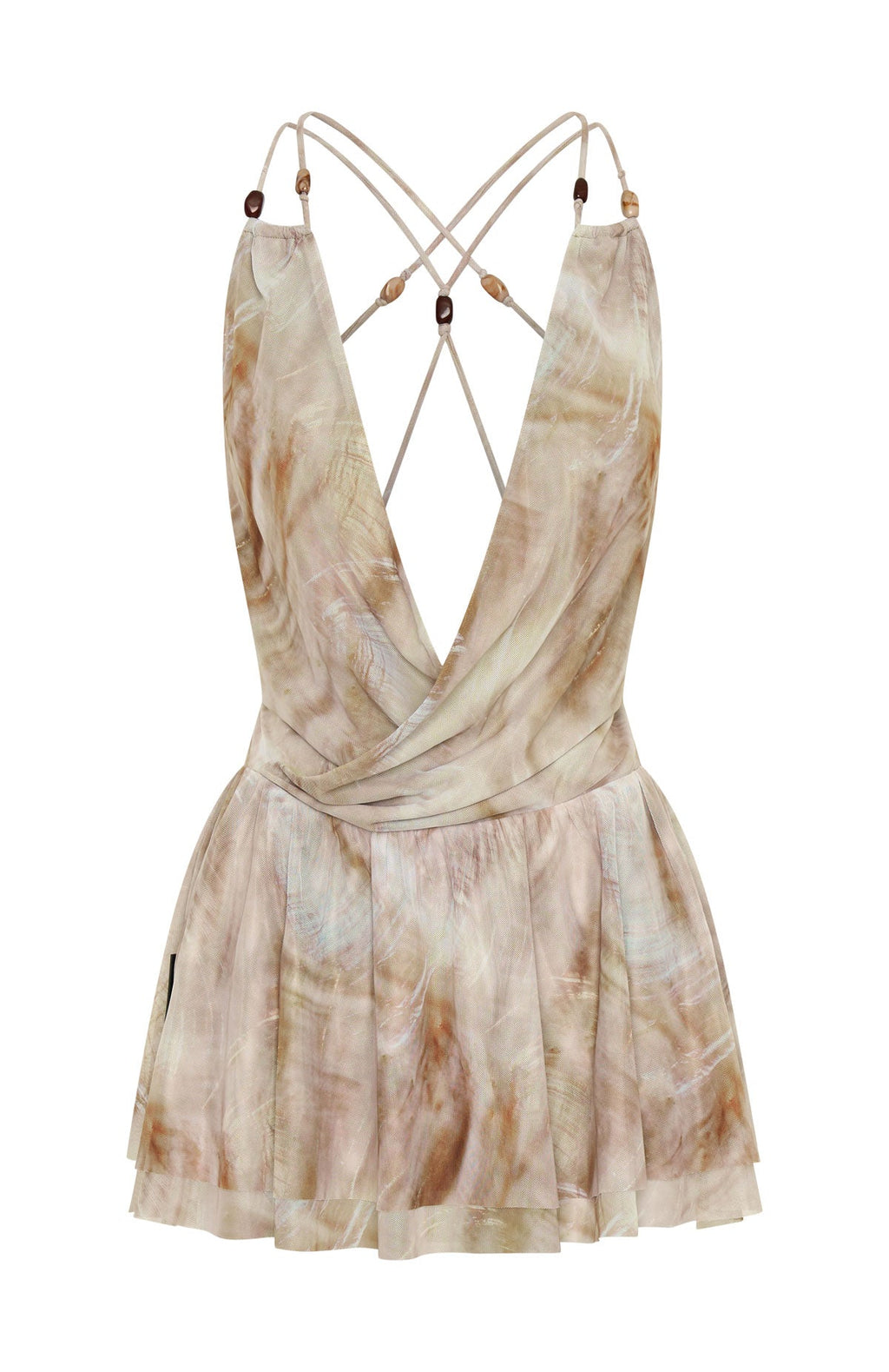 Trending Good Trouble Mini Dress Duststorm