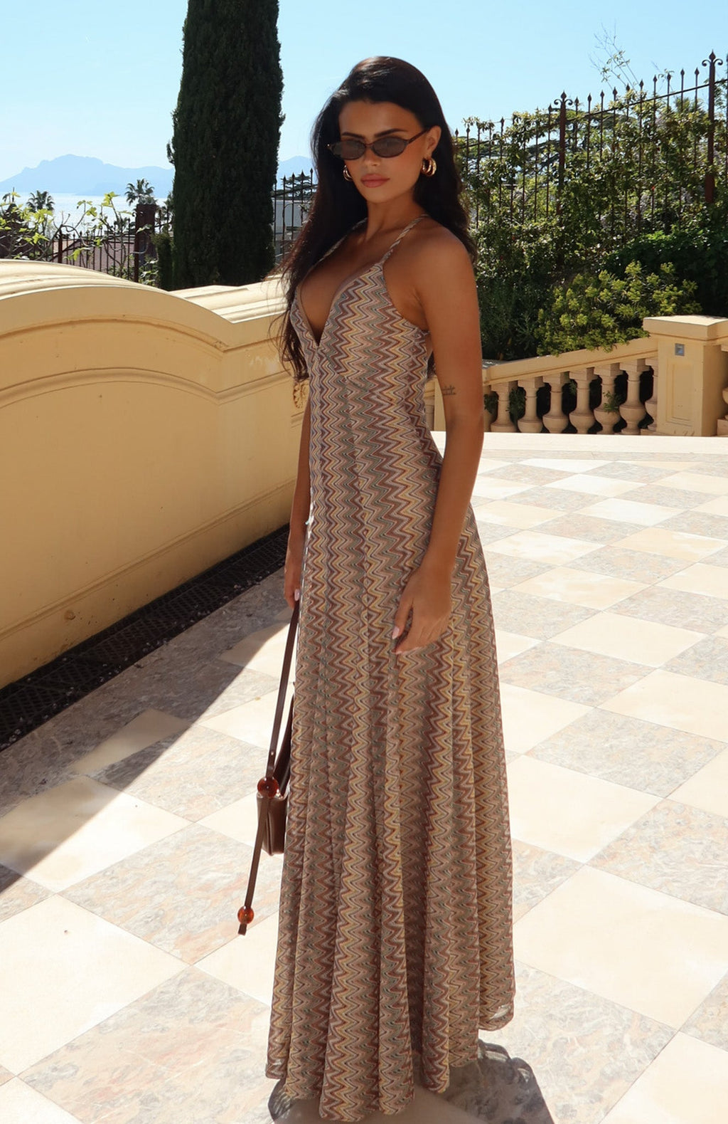 Trending Groovy Gal Maxi Dress Dune Drift