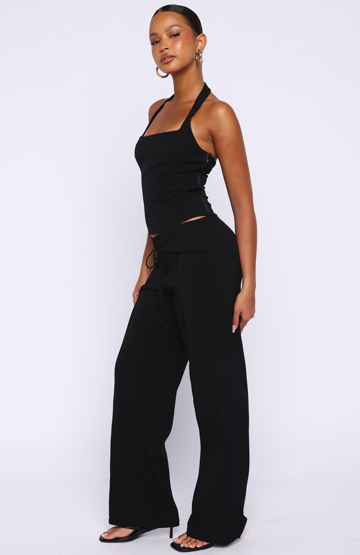 Trending He Said She Said Pants Black