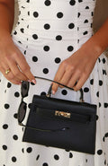 Trending Hope Top Handle Bag Black