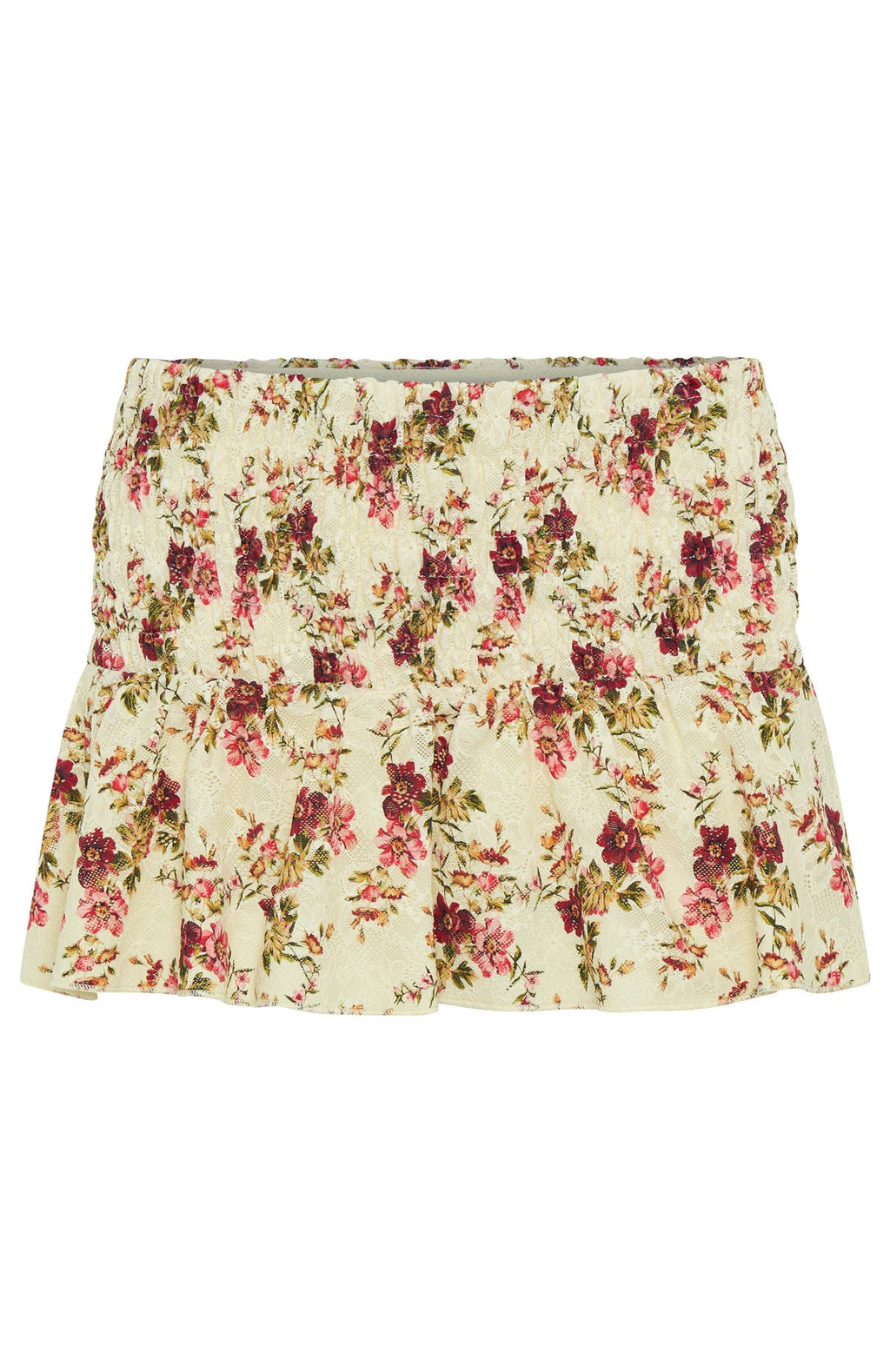 Trending If You Please Lace Mini Skirt Antique Garden