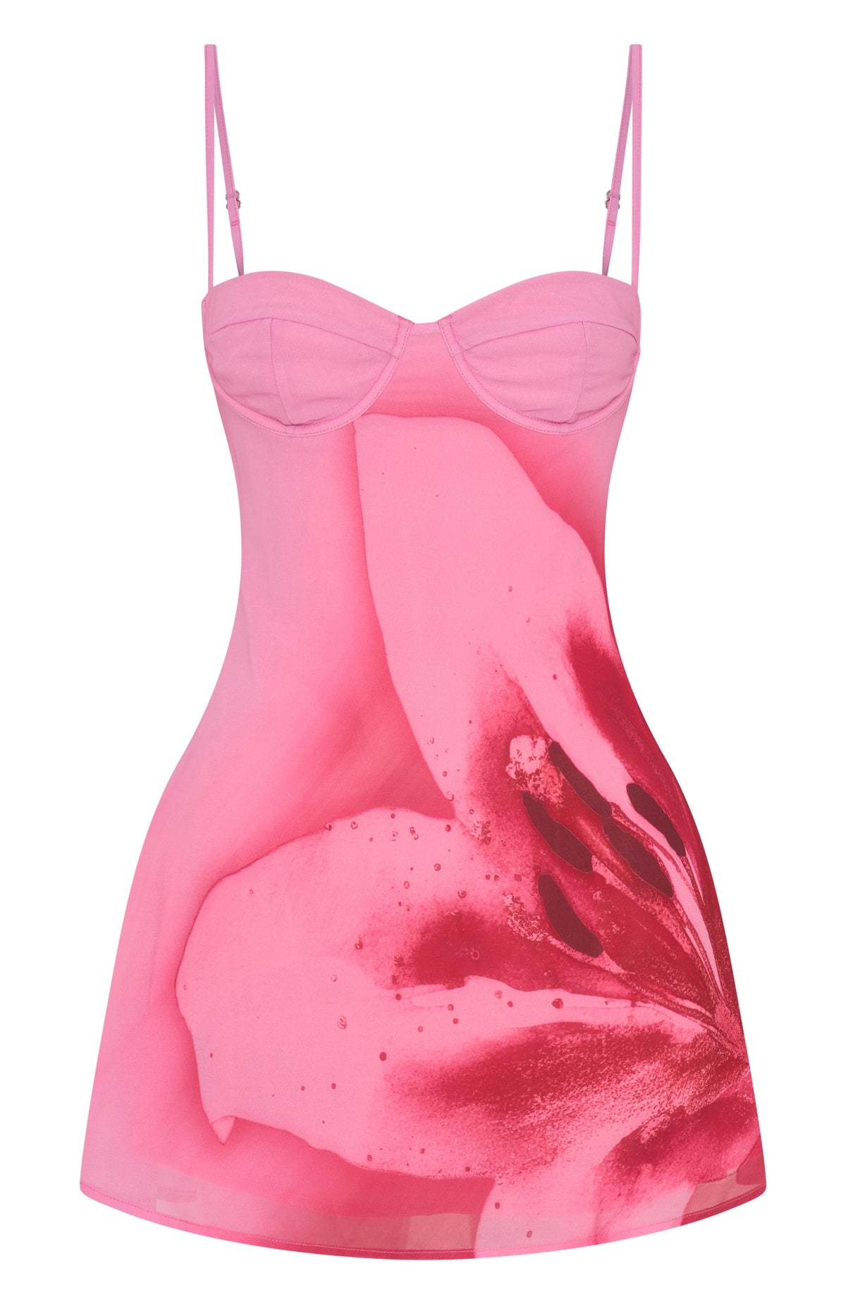 Trending In The Back Of My Mind Mini Dress Blush Bloom