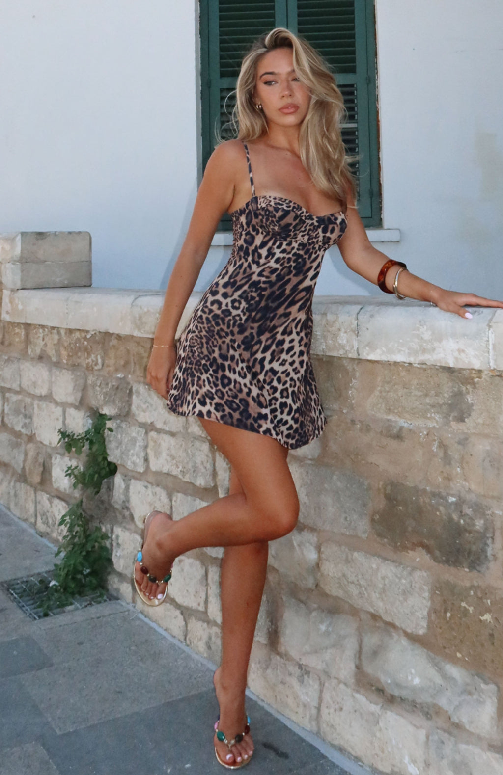 Trending In The Back Of My Mind Mini Dress Leopard