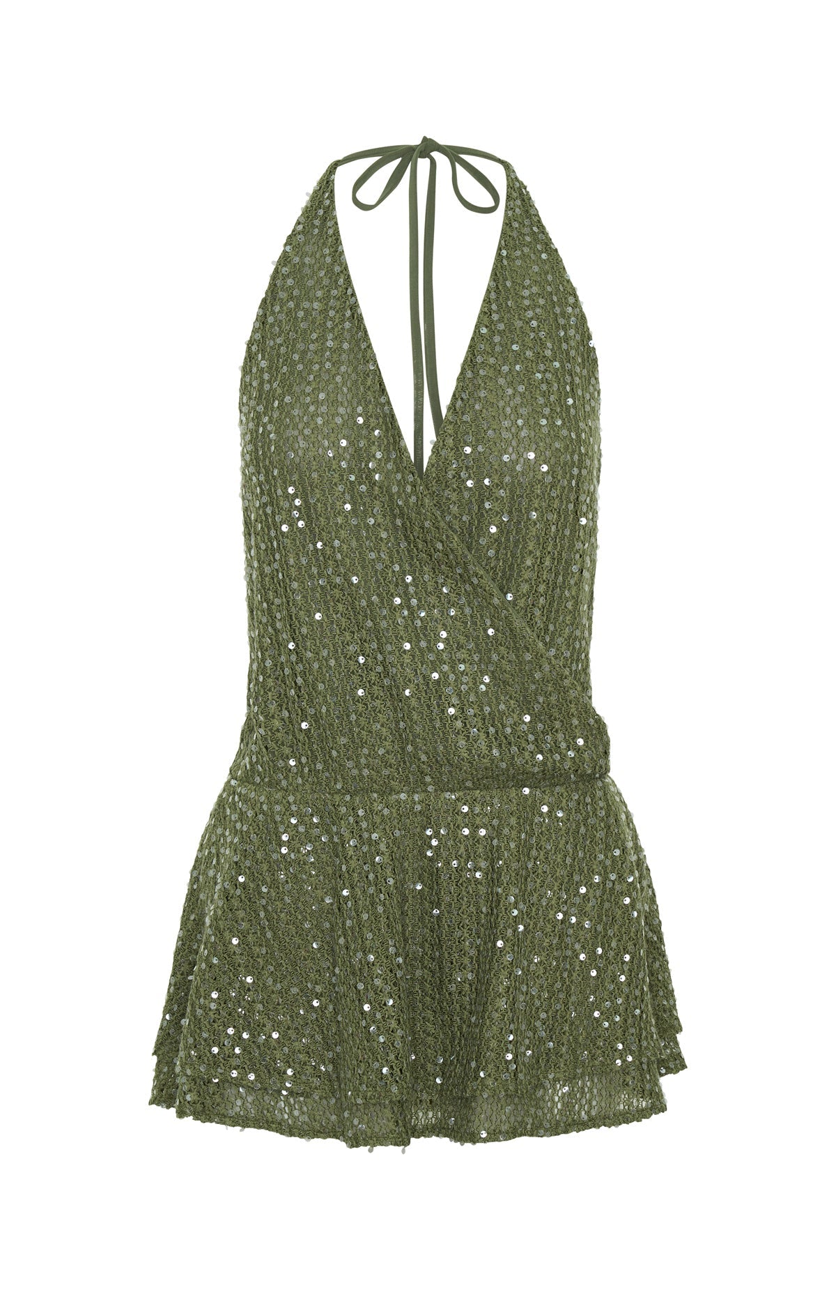 Trending Island Radiance Mini Dress Olive