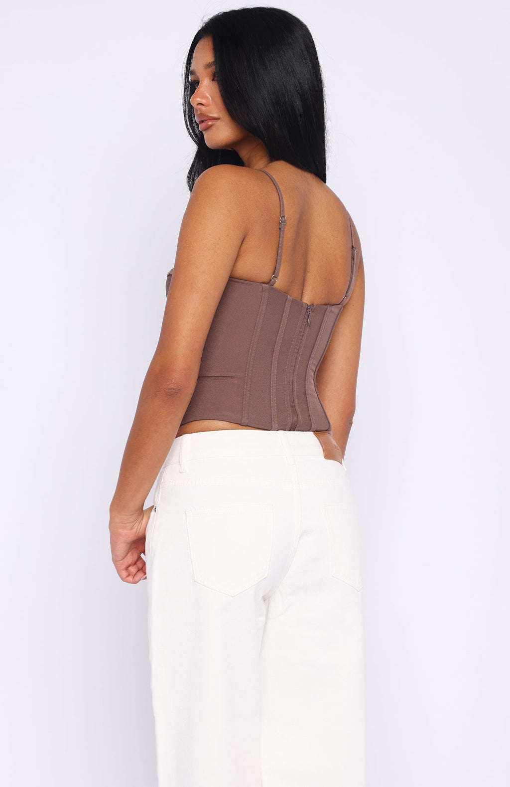 Trending Its A Lifestyle Bustier Chocolate