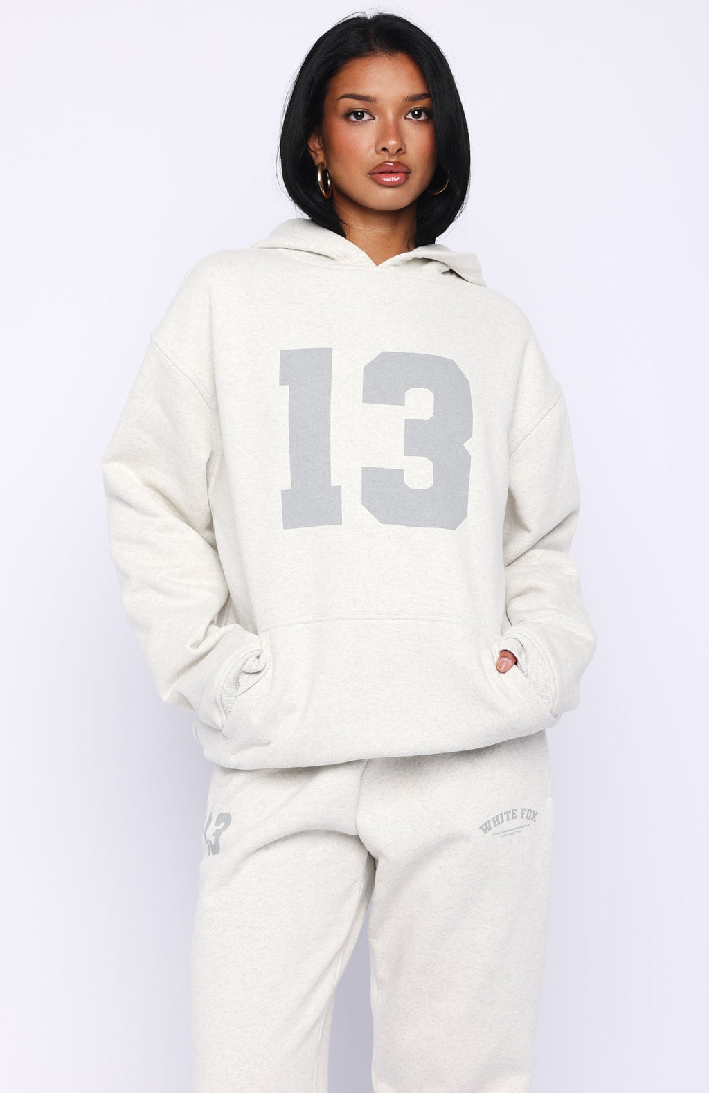 Trending Its Your Chance Oversized Hoodie Grey Marle