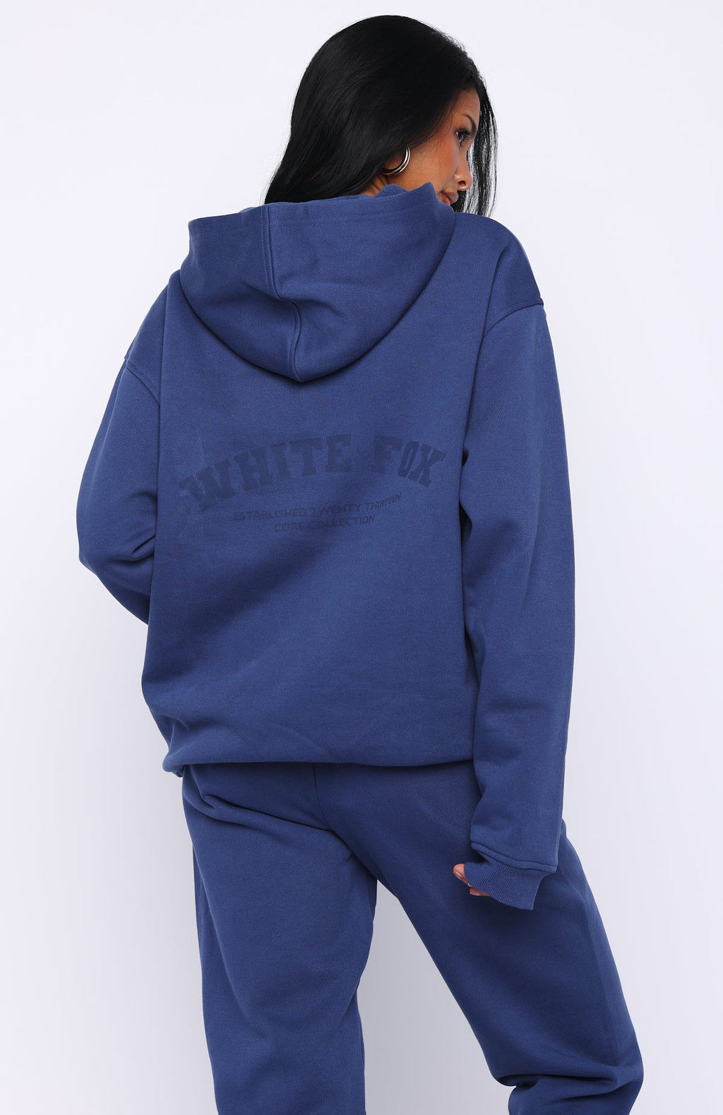 Trending Its Your Chance Oversized Hoodie Navy