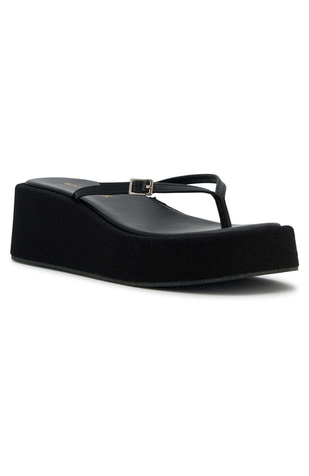Trending Jannali Platform Thong Sandals Black