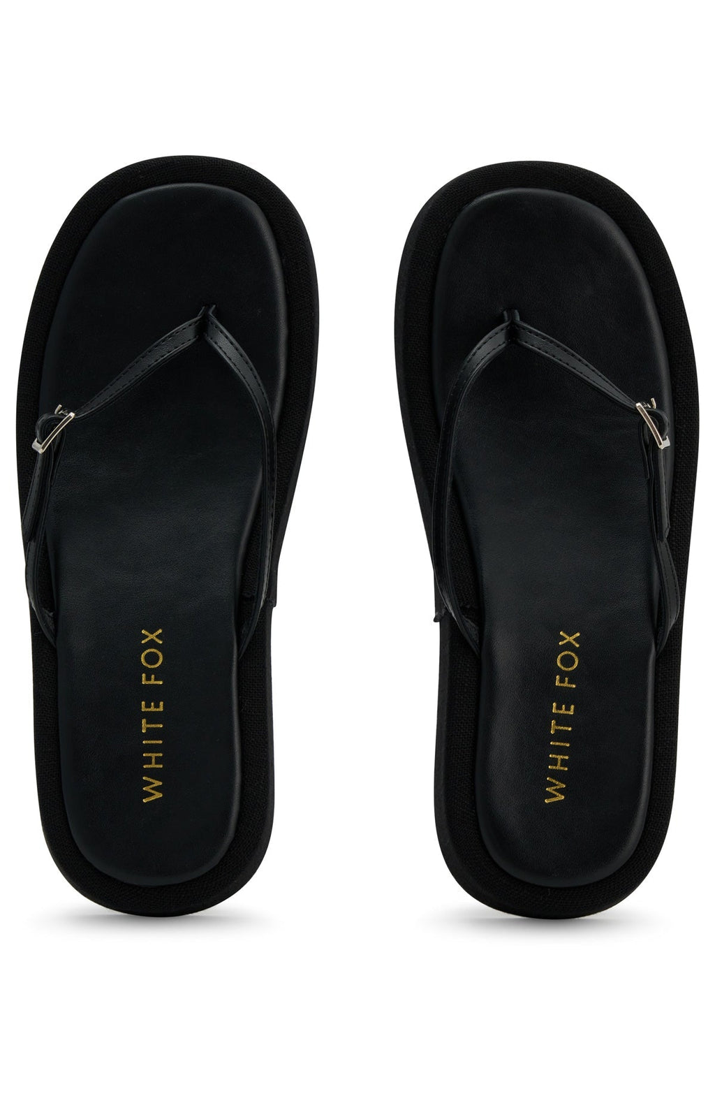Trending Jannali Platform Thong Sandals Black