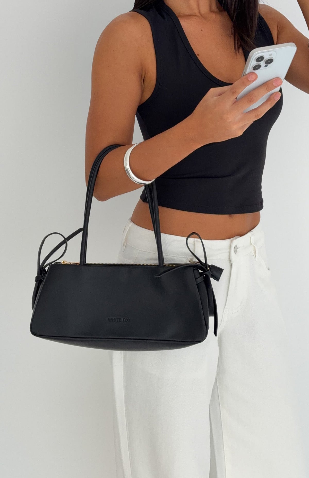Trending Kairi Shoulder Bag Black PU