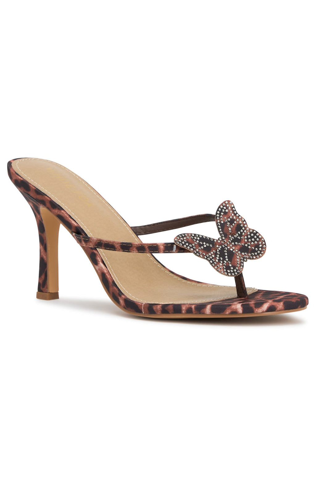 Trending Landry Embellished Thong Mules Leopard