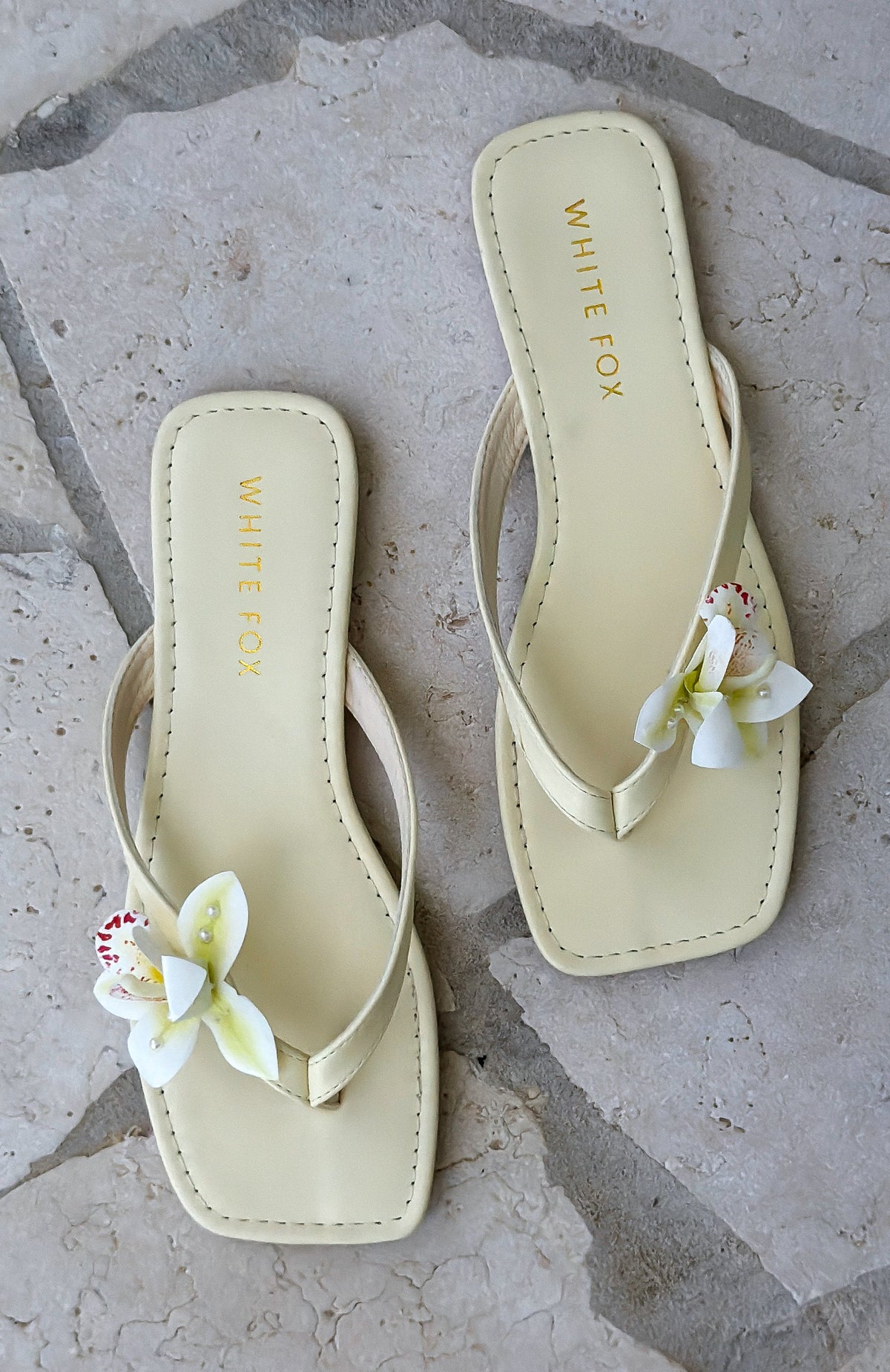 Trending Lathan Orchid Thong Sandals Lemon