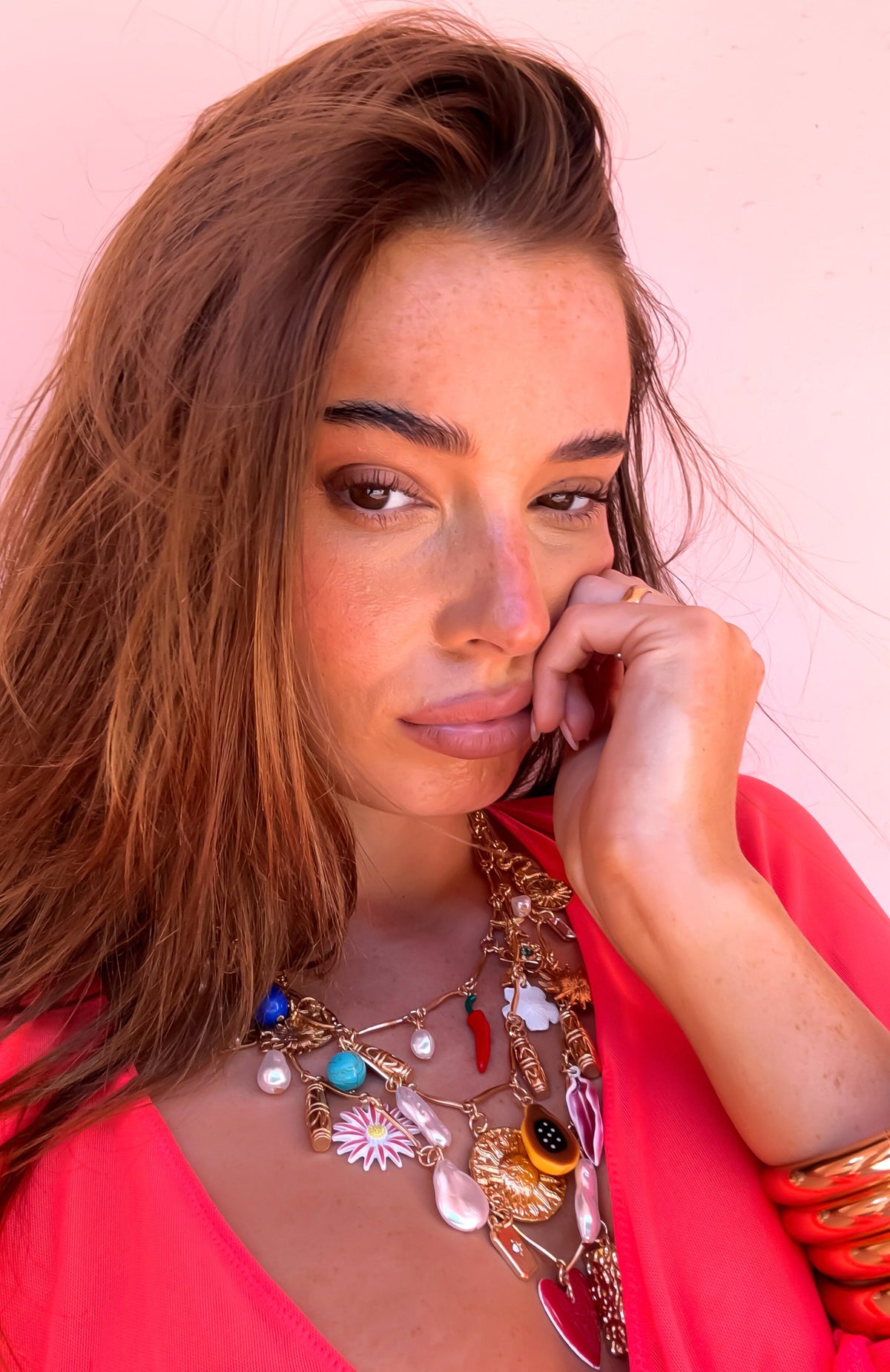 Trending Leila Necklace Set Gold