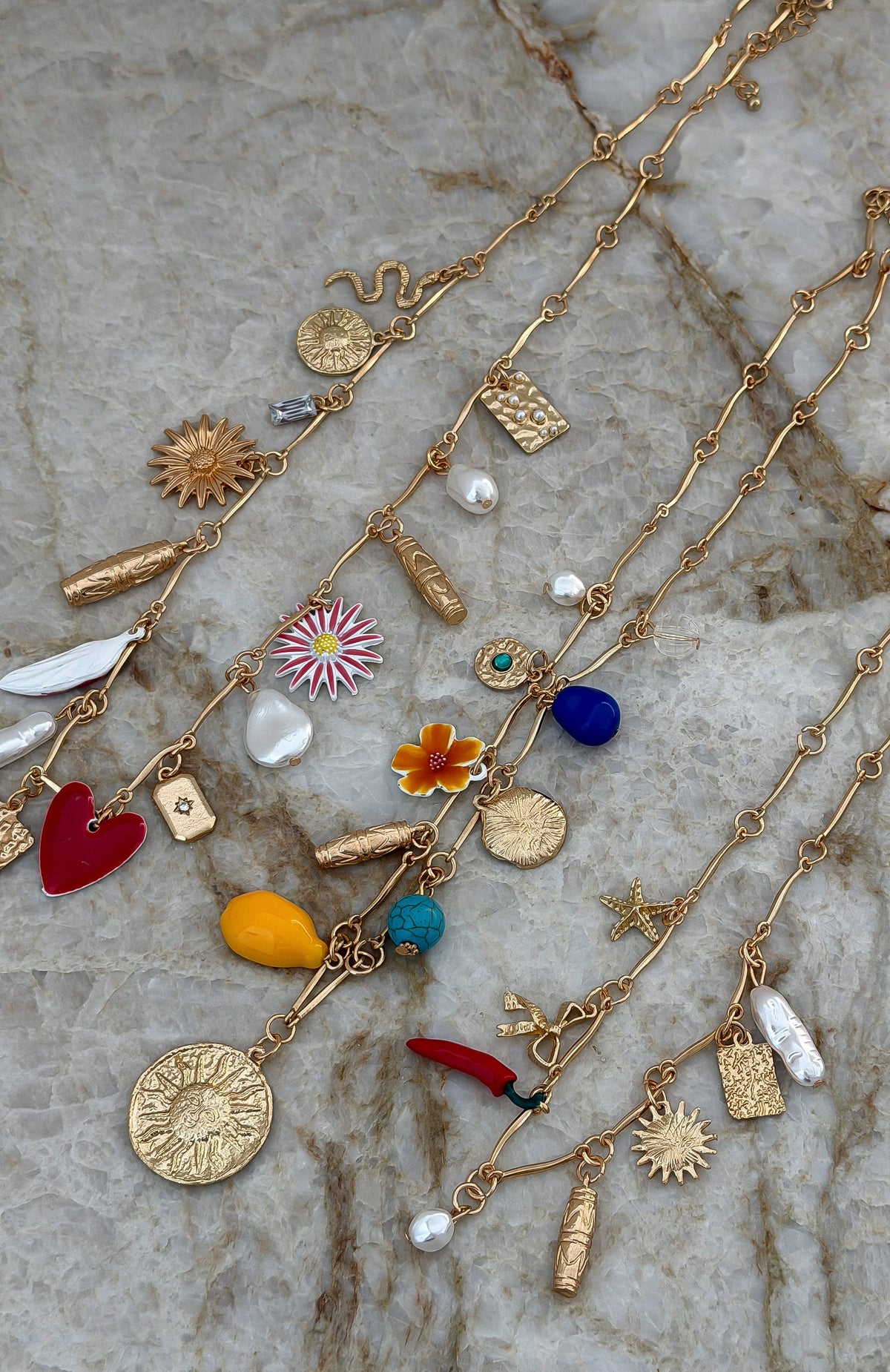 Trending Leila Necklace Set Gold