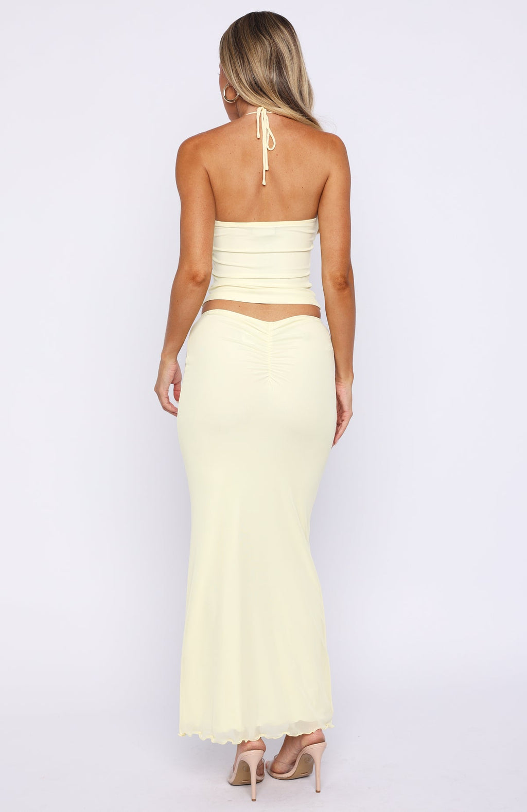 Trending Lemon Squeeze Maxi Skirt Lemon