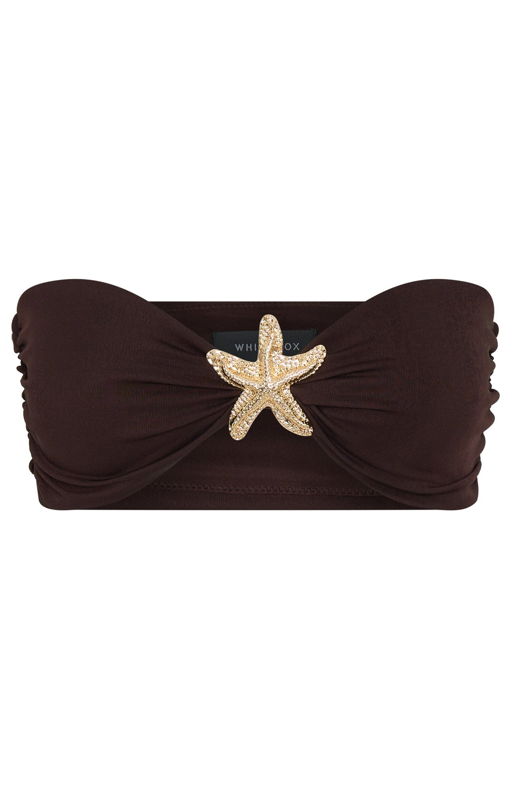Trending Lil Mermaid Strapless Top Chocolate