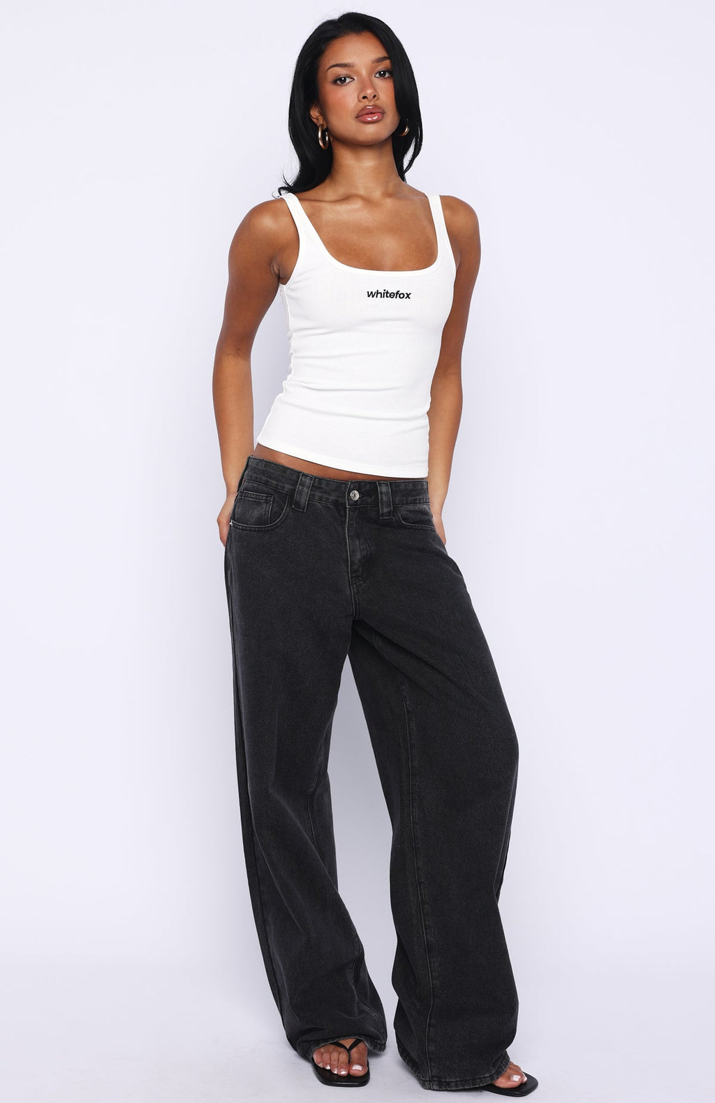 Trending Lost In The Moment Tank Top White