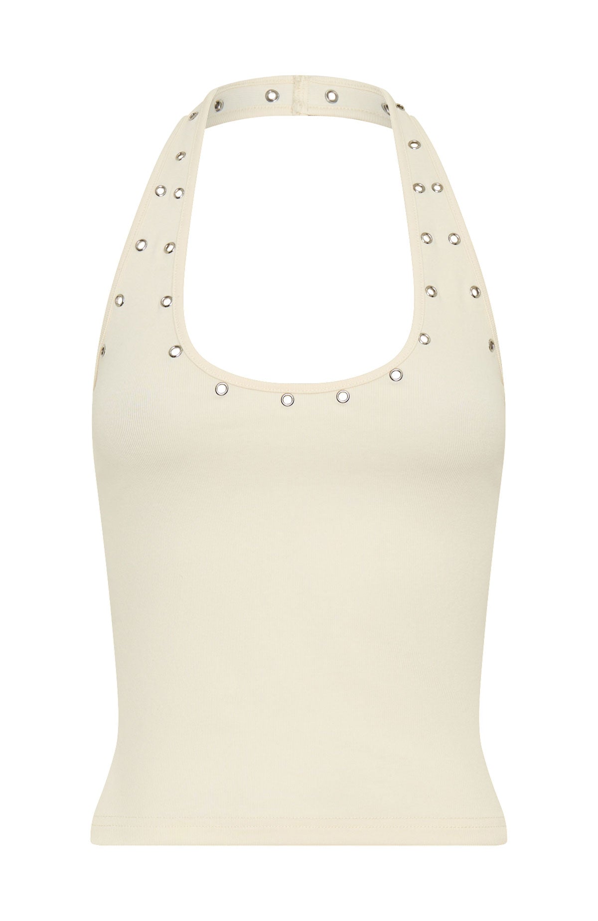 Trending Lost Souls Halter Top Cream