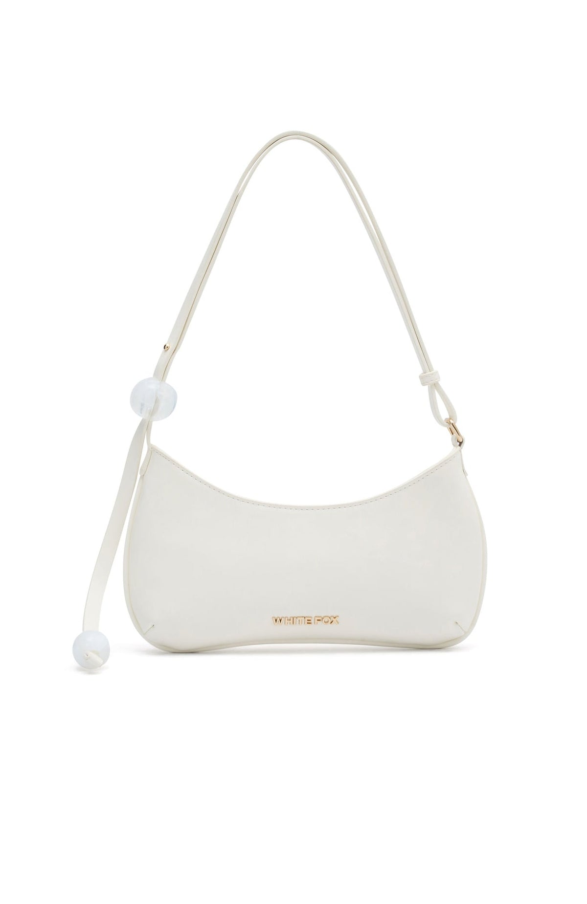 Trending Lotus Shoulder Bag Cream PU