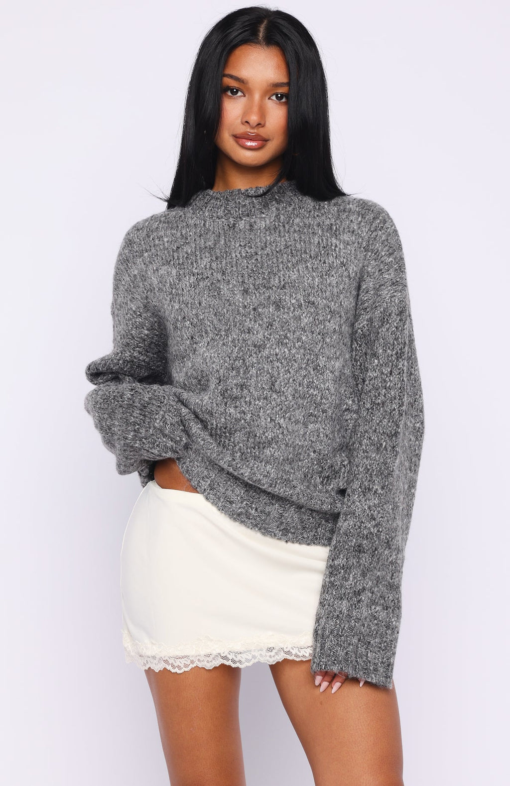 Trending Love For A Lifetime Mini Skirt Cream