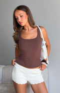 Trending Love You Endlessly Knit Mini Shorts Off White