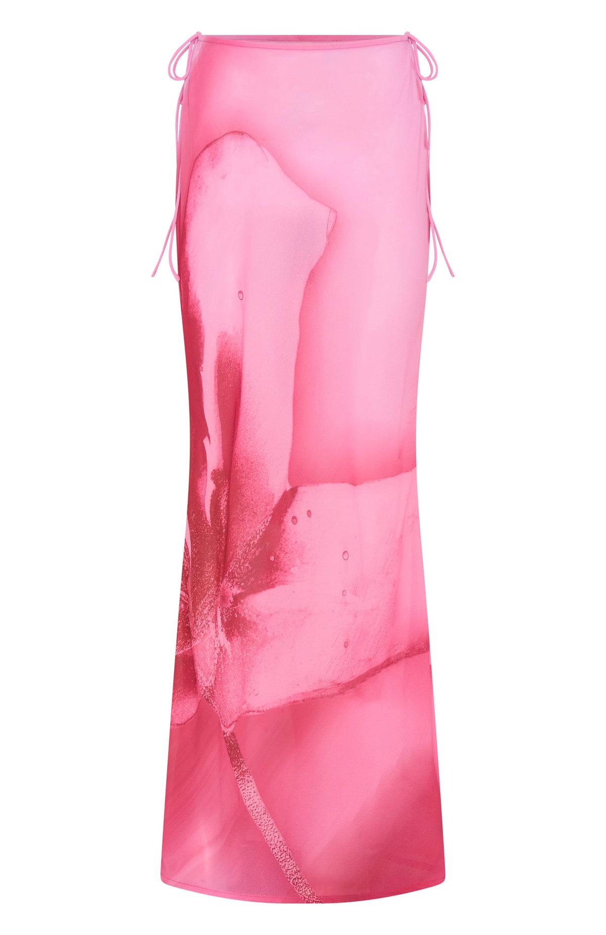 Trending Luminous Maxi Skirt Blush Bloom