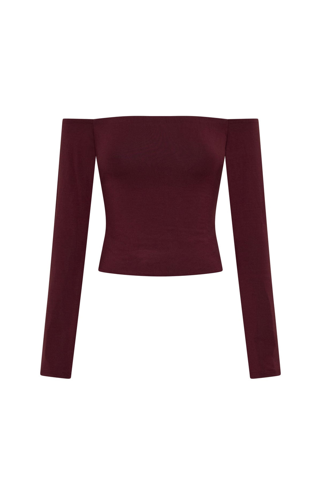 Trending Mad For You Long Sleeve Top Merlot