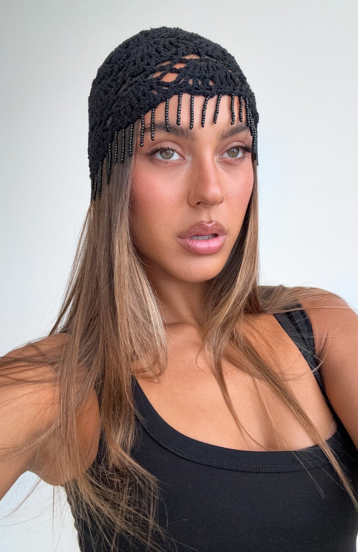 Trending Maja Crochet Hat Black