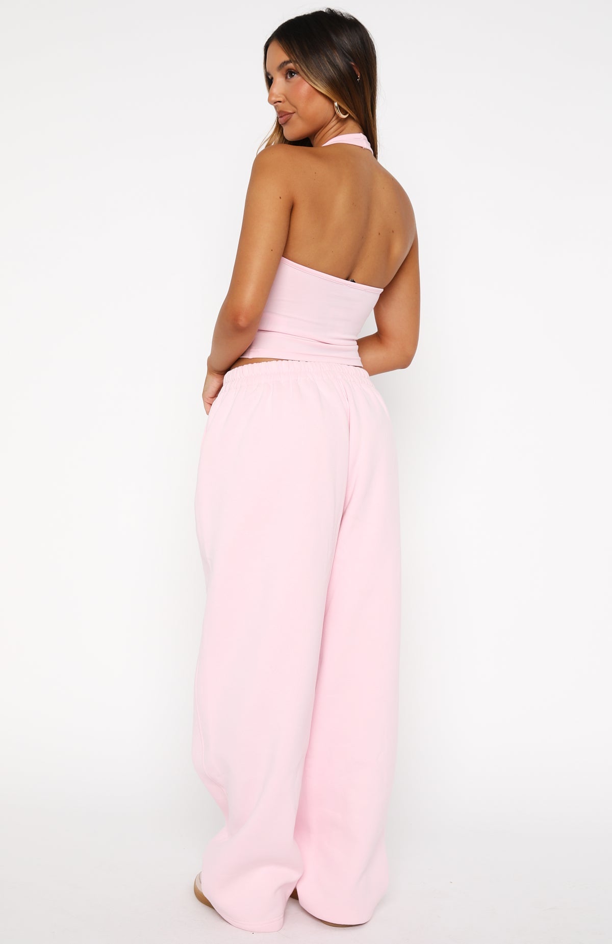 Trending Make It Or Break It Barrel Leg Sweatpants Pink