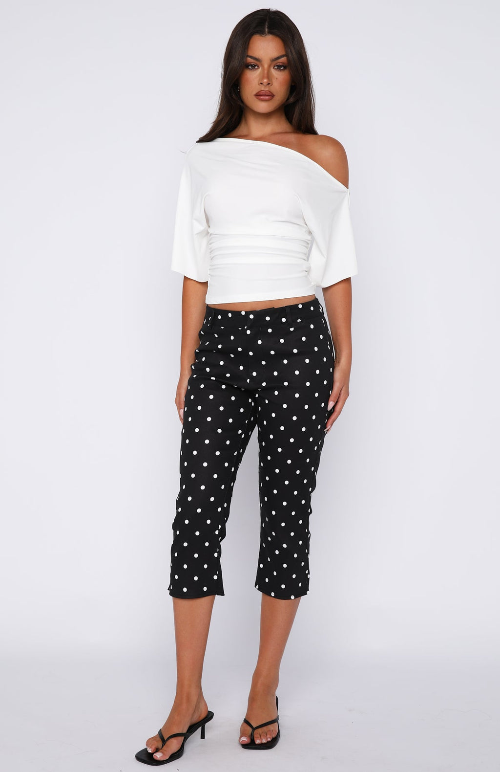 Trending Marrakech Moments Cinched Waist Top White