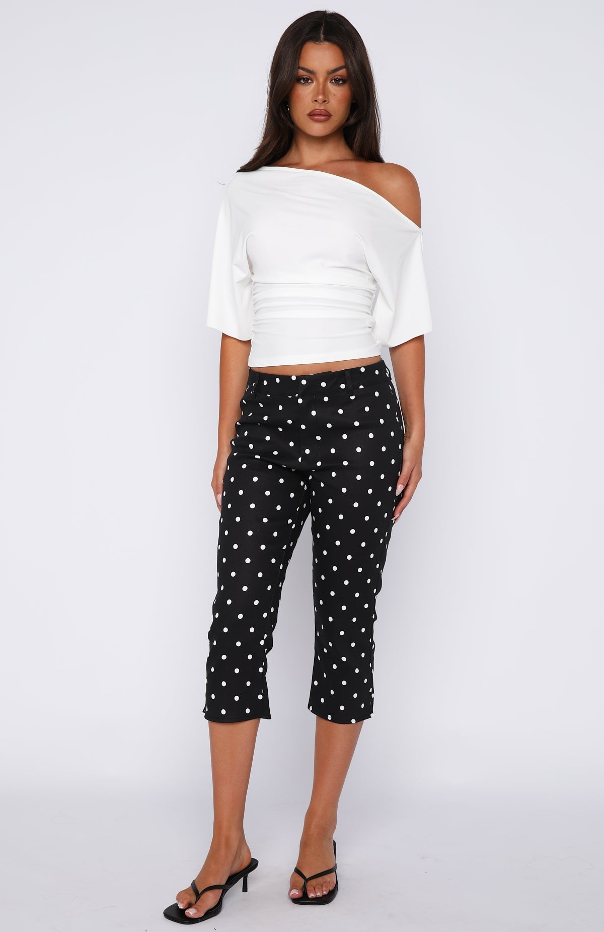 Trending Marrakech Moments Cinched Waist Top White