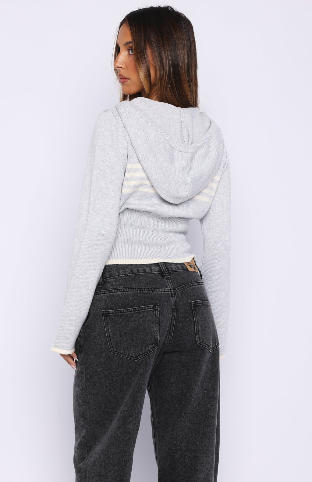 Trending Mellisandra Knit Cardigan Grey Marle