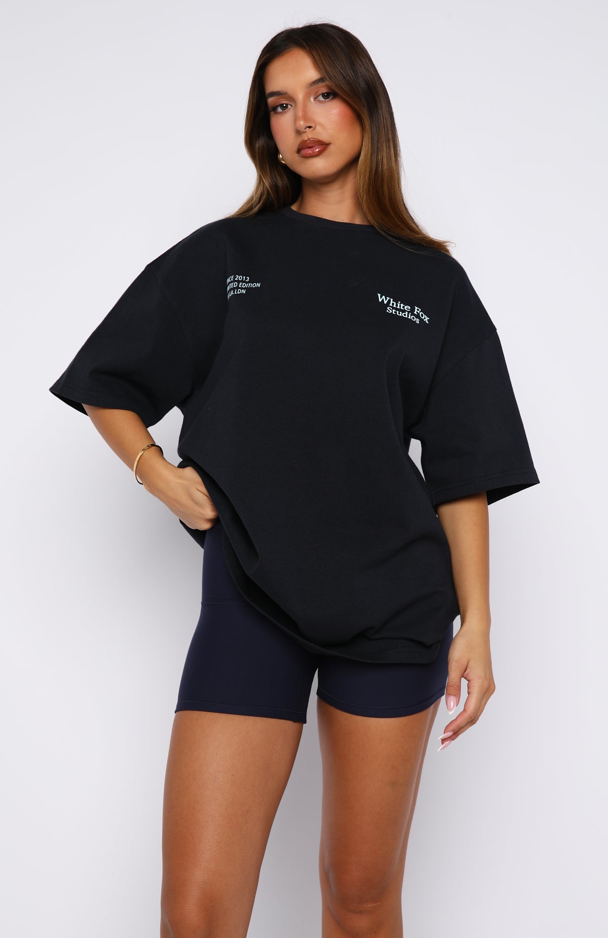 Trending Midnight Chill Oversized Tee Navy