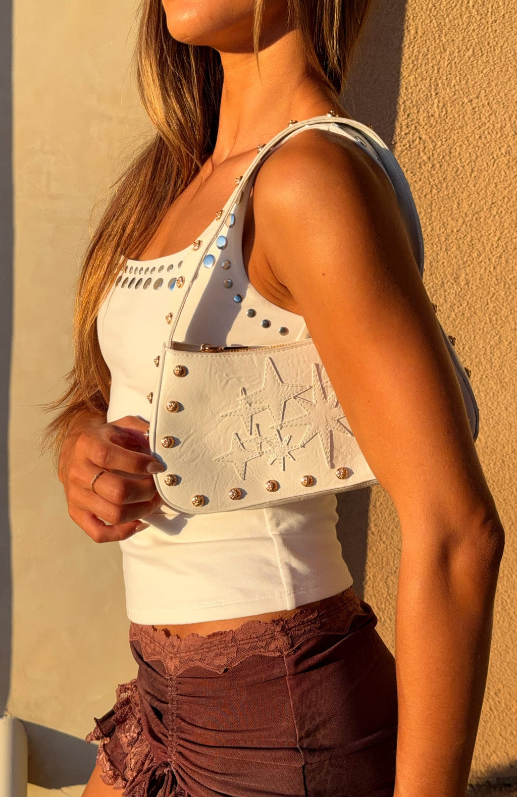 Trending Nash Shoulder Bag White