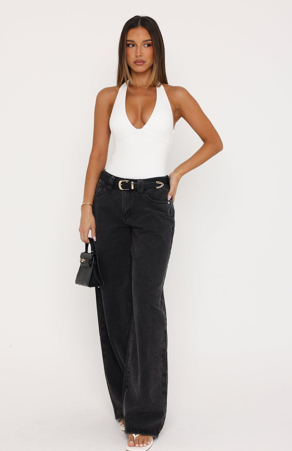 Trending Near And Far Bodysuit Off White