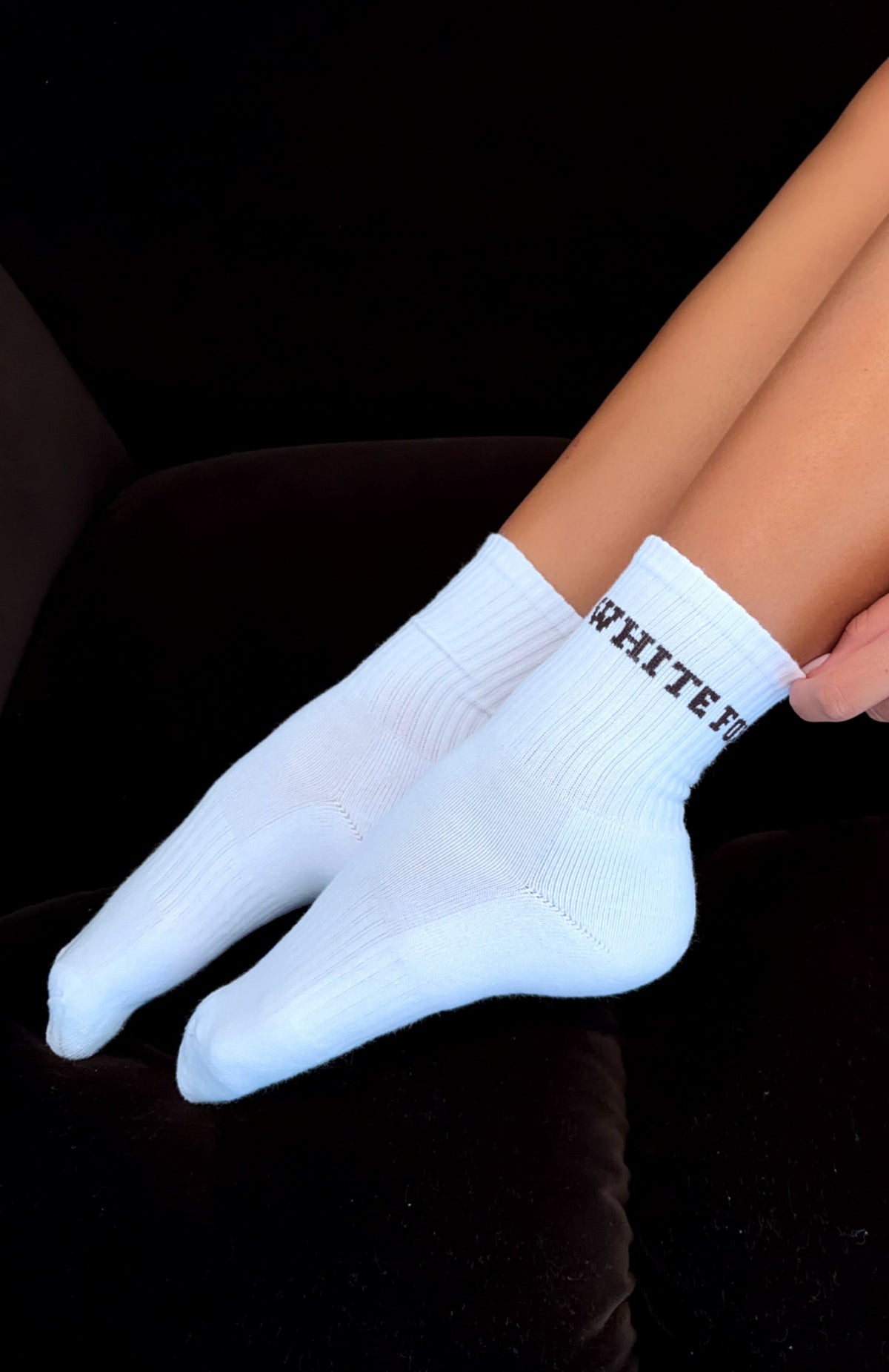 Trending No Convincing Socks 2 Pack WhiteChocDusty Pink